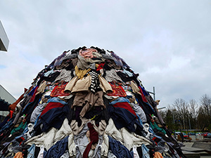Clothes in the landfill